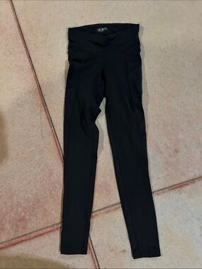 SUGOi Black Athletic High-Waist Fleece Lined Leggings